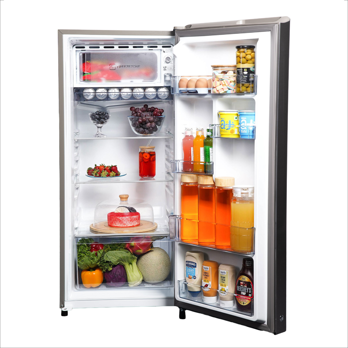 Haier 215L 2 Star UkltraMarine Steel Single Door Refrigerator 